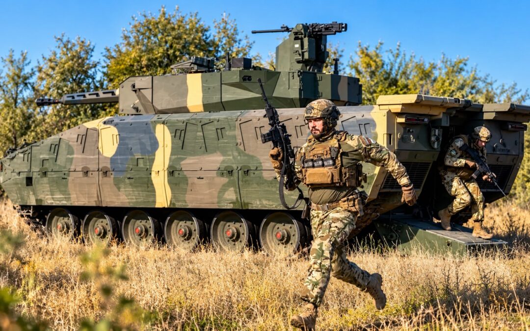 Lynxekhez és aknavetőkhöz is keresnek katonákat Vásárhelyen – gyakorlat közben láttuk a harcjárművet