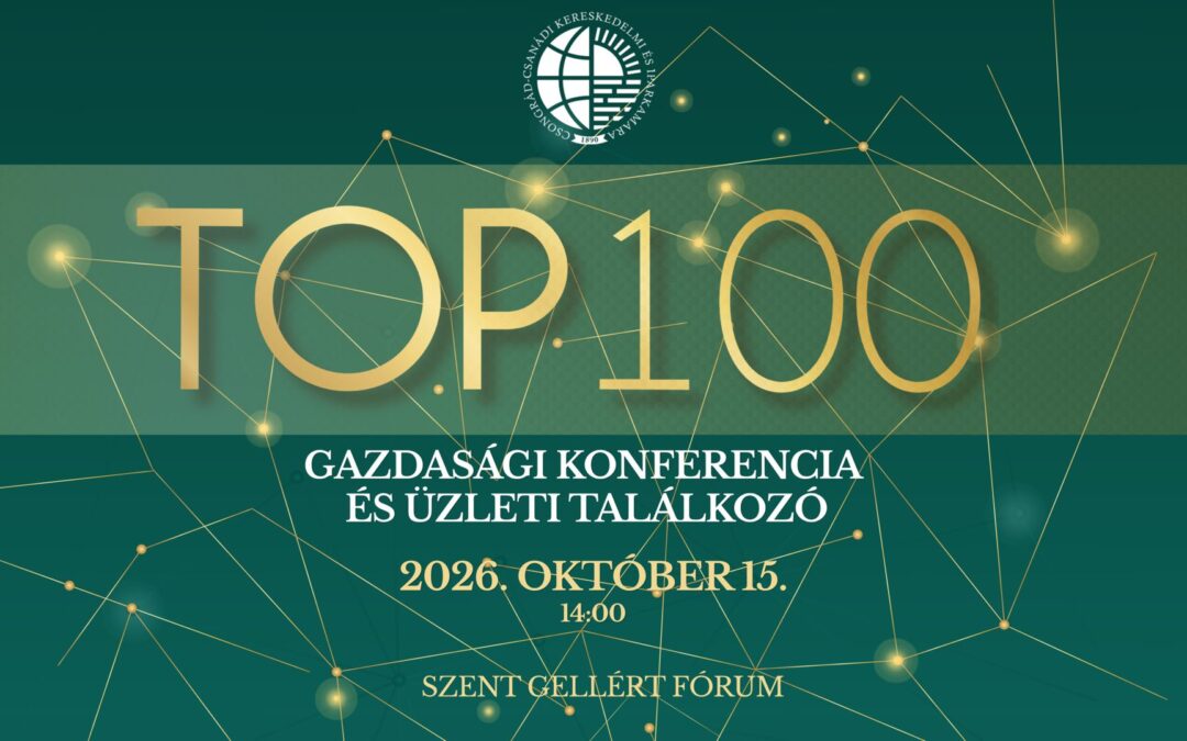 Pogátsa Zoltán és Szujó Zoltán is érkezik Szegedre – jön a TOP 100 Gazdasági Konferencia